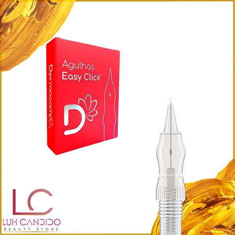 AGULHA EASY CLICK ROSCA DERMOCAMP Luh Candido Beauty Store