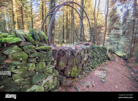 Pendle Sculpture Trail Barley Stock Photo - Alamy