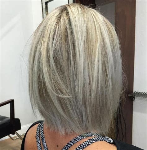 Ash Blonde Shoulder Length Bob Haircuts For Fine Hair Bob Haircut