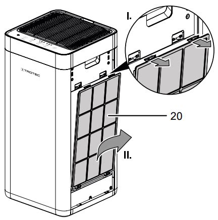 Trotec Airgoclean E Air Cleaner Instruction Manual