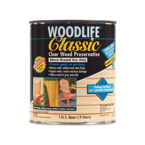 Wolman Woodlife Clear Water Based Wood Preservative 1 Qt Paintplace