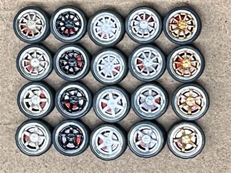 11mm Bearing Version 1 64 Modified Alloy Wheel Valley Fit Hot Wheels Domica Mini GT And Other