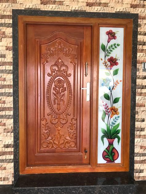 Latest Teak Wood Main Door Designs For Indian Homes In Off