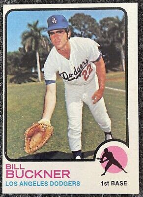 Topps Baseball Bill Buckner Los Angeles Dodgers Ebay