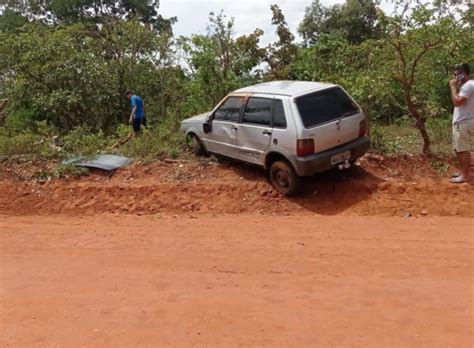 Capotamento Em Estrada Da Zona Rural De Ouvidor Deixa Homem Em Estado