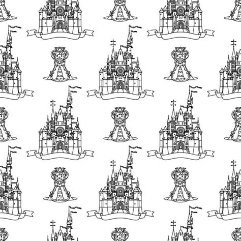 Cinderella Castle Drawing Illustrations, Royalty-Free Vector Graphics & Clip Art - iStock