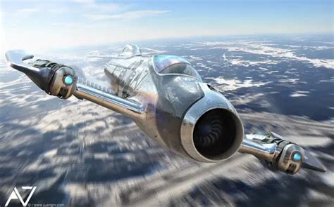 A7 Fighter Jet Futuristic Concept Jet With Timeless Historical