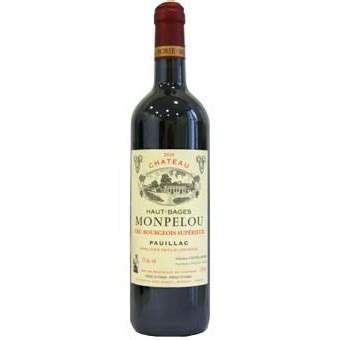 シャトーオーバージュモンプルー 2013 750ml Chateau Haut Bages Monpelou 寺田倉庫 木下