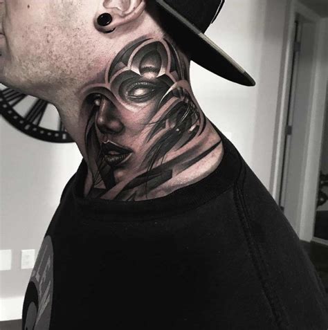 50 Incredibly Cool Neck Tattoos For Men And Women Straight Blasted