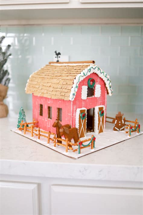 Gingerbread Barn Template – Judy's Gingerbread