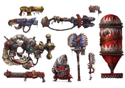 Weapons of Messy Destruction - Art by Tze Kun Chin - 40K Gallery