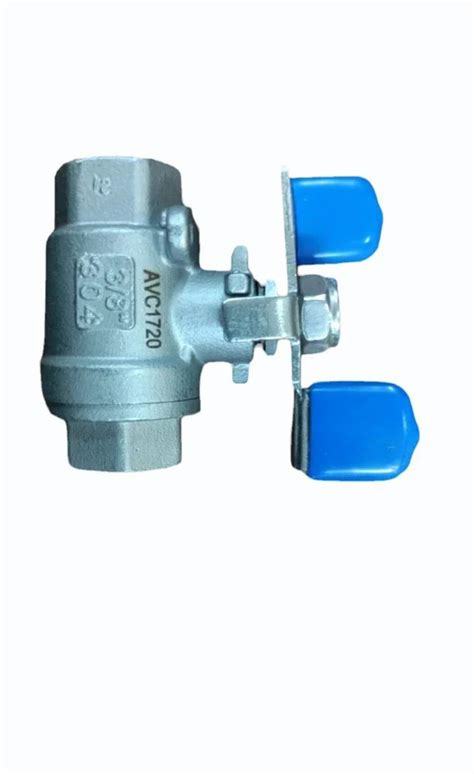 Ss304 Ball Valve With Butterfly Handle Ss Chutki Ball Valve At Rs 234 Piece Hauz Qazi New