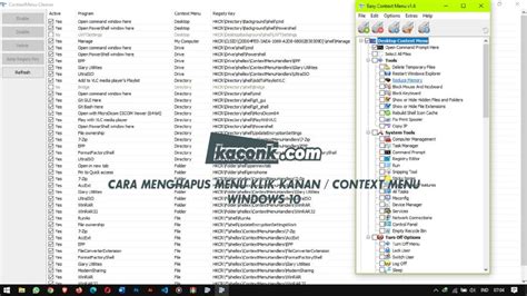 Cara Menghilangkan Menghapus Menu Klik Kanan Atau Context Menu Windows