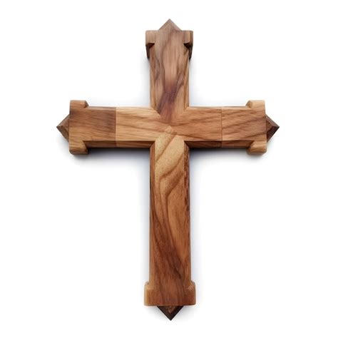 Una Cruz De Madera Con La Palabra Jesus En Ella Foto Premium