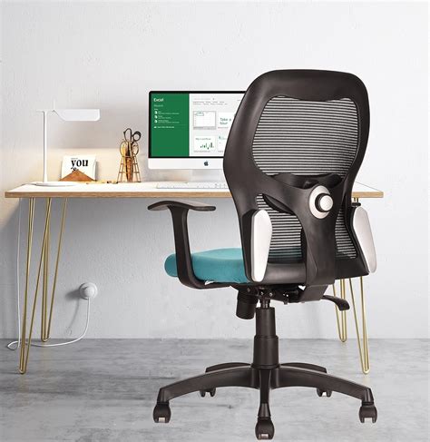 TEAL Cosmos MB Mid Back Ergonomic Office Chair With Advanced Synchro