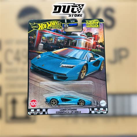 ducstore Xe mô hình HRT70 Hot Wheels Premium Lamborghini Countach LPI 800 4 2024 Boulevard