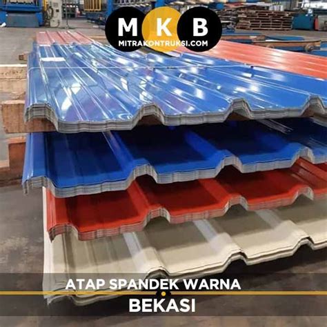 Harga Atap Spandek Warna Bekasi Jual Atap Per Lembar