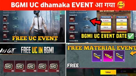 Bgmi Uc Dhamaka Event Free Uc Bonus Challenge Is Back In Bgmi Bgmi