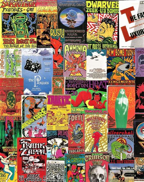 Classic Rock Poster Collage Painting By Doug Siegel Pixels