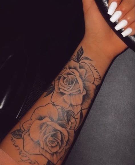 Amazing Black Rose Tattoo Ideas Hand Tattoos For Girls Cute Hand