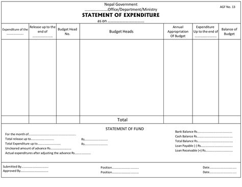 Statement Of Expenditure AGF No 13 Bibek Kushwaha Page 1 1