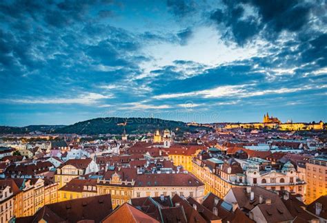 The Prague Castle Complex in Czech Republic Stock Photo - Image of ...