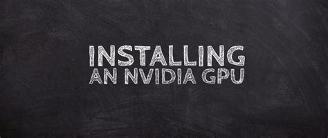 Install an NVIDIA GPU on almost any machine - Fedora Magazine