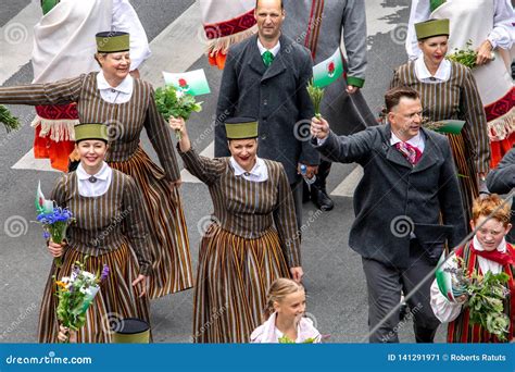 Latvian Song And Dance Festival Editorial Photo Image Of Event Party