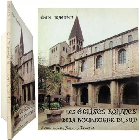 LES ÉGLISES ROMANES de la Bourgogne du Sud c1970 Émile Magnien art