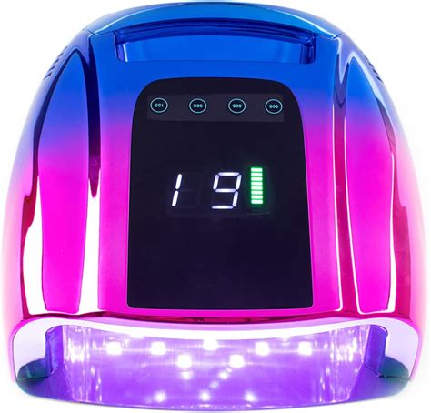 TAKOYI Led Nail Dryer 72W Wireless Rechargeable Gel Led Light Cordless