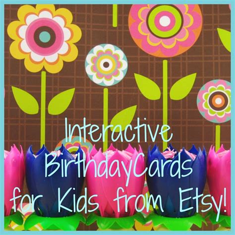 Interactive Birthday Cards For Kids Fire Blossom Candle Kids