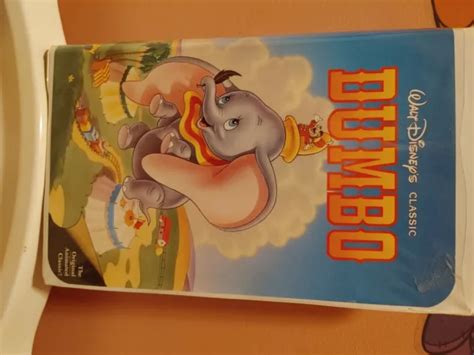 Vintage Rare Dumbo Vhs Excellent Condition Walt Disney Classic Vhs