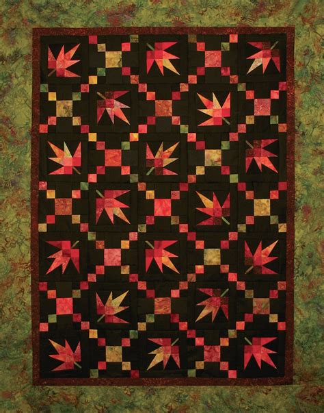 Falling Leaves Digital Quilt Pattern - Etsy