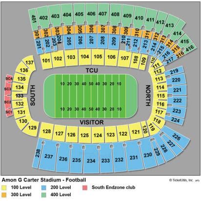 Amon Carter Stadium Seating Chart | Amon Carter Stadium | Fort Worth, Texas