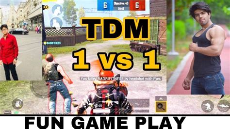 Pubg Tdm 1vs 1 With My Bro Badri Fitness Fun Game Play Panfight Youtube