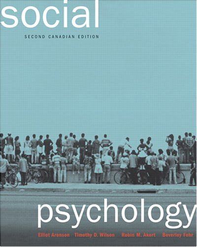 Social Psychology Second Canadian Edition 2nd Edition Aronson