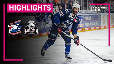 Adler Mannheim Löwen Frankfurt PENNY DEL MAGENTA SPORT YouTube