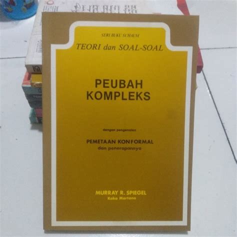 Jual Buku Teori Dan Soal Peubah Kompleks Murray R Spiegel Original