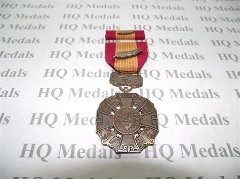 Viet Nam Vietnam Cross Of Gallantry Medal Military Certificates