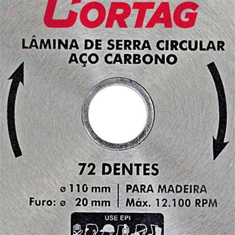 Assistência Santa Cruz Disco Serra Circular Madeira 110 x 20 mm 72