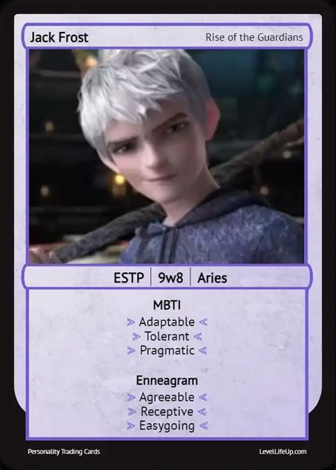 Jack Frost Enneagram MBTI Personality Type Level Life Up