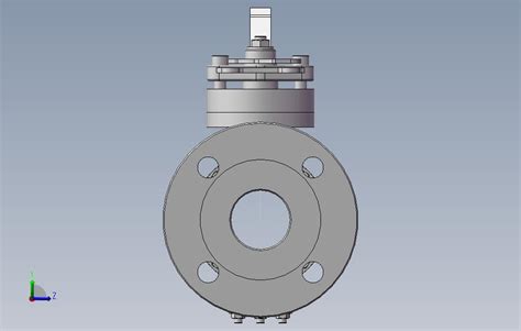 Dn5080 Pn16手动铸钢固定球阀solidworks 2012模型图纸下载 懒石网