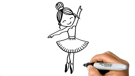 Ballerina Drawing How To Draw A Ballerina Step By Step, 55% OFF