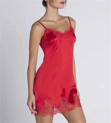 Nuisette Femme Rouge Sexy Lingerie Sipp