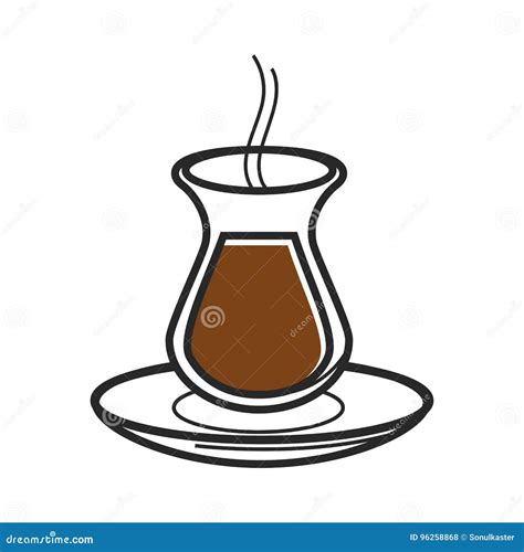 Turkish Tea Coffee Glass Symbol Of Turkey Culture Tourist Travel