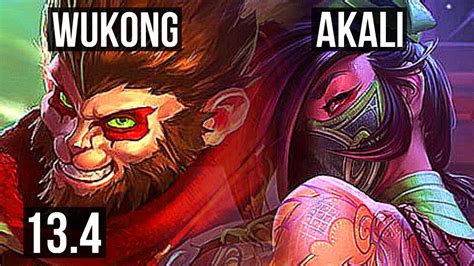 Wukong Vs Akali Mid Games Godlike Kr Master