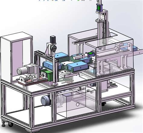 电容外壳密封检测机3d模型下载三维模型solidworks模型 制造云 产品模型