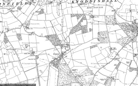 Old Maps Of Friston Suffolk Francis Frith