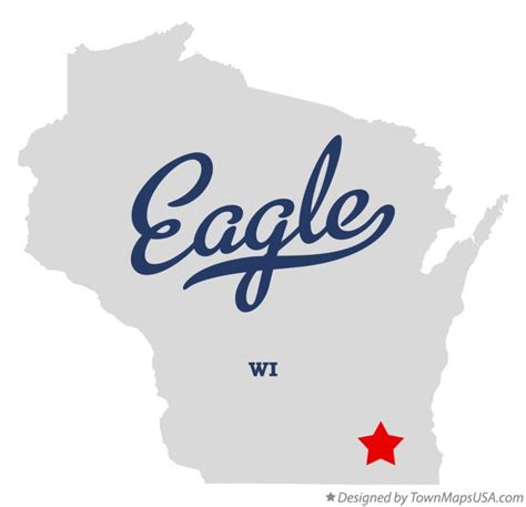 Map Of Eagle Waukesha County Wi Wisconsin