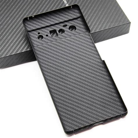 Google Pixel Pro Real Carbon Fiber Bumper Ultra Thin Shockproof Case